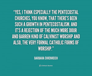 Quotes About Pentecostals