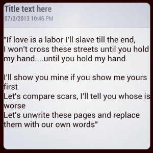 Rewrite our own story