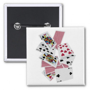 Playing Cards - Play To Win - Lucky Charms Pinback Button