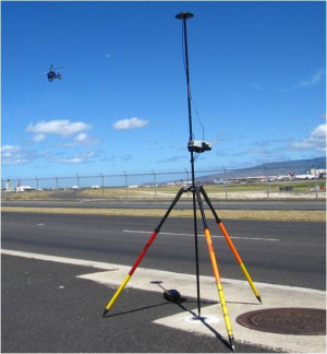 GPS ground control points were used to create a 3-D visualization of ...