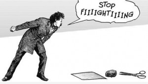 Stop fighting: Rock Paper Scissor – comic