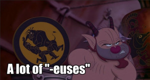 ... one quote from this movie end my review after I rearrange a few words