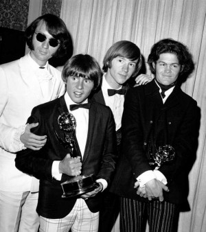 This June 4, 1967, file photo shows The Monkees posing with their Emmy ...