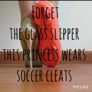 Forget the glass slipper this princess wears soccer cleats