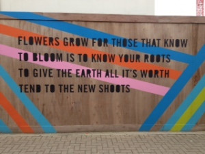 Lemn Sissay extract outside Greenwich Station