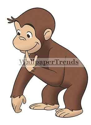 ... Curious George PBS Kids Monkey Vinyl Wall Decal Sticker Nursery Decor