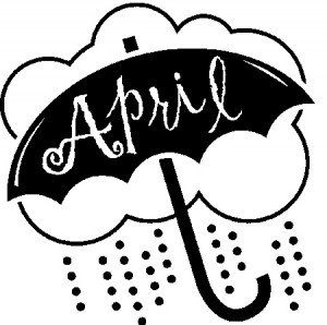 April showers clipart and Photo