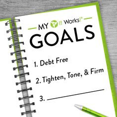 Make sure to list your It Works! goals to stay motivated and ...
