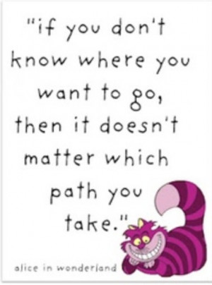 My Favourite Cheshire Cat Quote :)