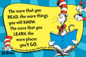 LESSON FROM DR. SEUSS:READ KNOW LEARN GO