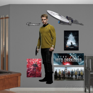 James T. Kirk: Star Trek - Into Darkness Wall Decal Wall Decal