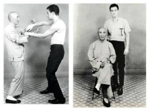 Bruce lee with his master Ip Man !Bruce Lee lost a fight only once in ...