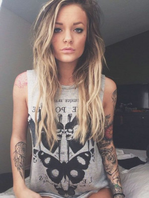 hair dreads sleeve dreadlocks body art arm tattoo girls with dreads ...