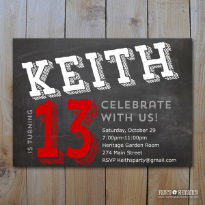 Soccer Quotes For Boys Teen boy's birthday invitation