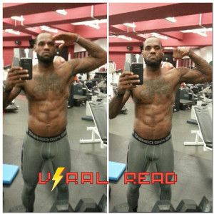 LeBron James Instagrams Pictures Of His ‘Muscle’ (PHOTO)