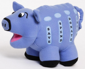 Blue Pig Stuffed Animal