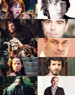 nightlyallaround:the cast of THE HOBBITThis is actually a pretty ...