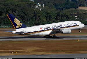 9V-SKA Singapore Airlines Airbus A380-841 taken 19. Feb 2014 at ...