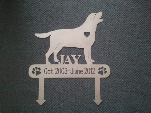 Dog Memorial / Pet /Cross / Grave Markers / Cremation