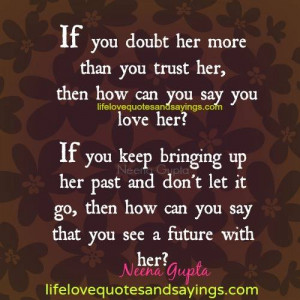 Dont Doubt My Love Quotes. QuotesGram