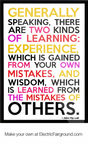 Learning From Others Mistakes Quotes