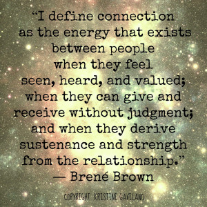 Maybe have that deep talk with the spouse, something that you haven't ...