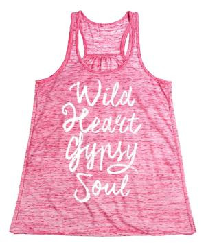 Zulily Heather Charcoal 'Wild Heart Gypsy Soul' Tee $12.99