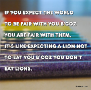 Limit Your Expectations & Be Practical