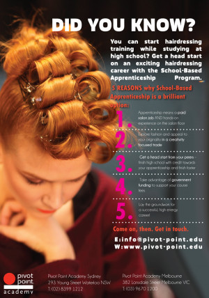 School Based Apprenticeship is now available for hairdressers, and is ...
