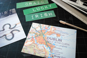 ... Craft Idea Shrinky Dink Necklaces and Pins with Irish Maps and Sayings