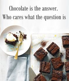 Extreme brownies - wise words #food #chocolate #brownies #dessert http ...