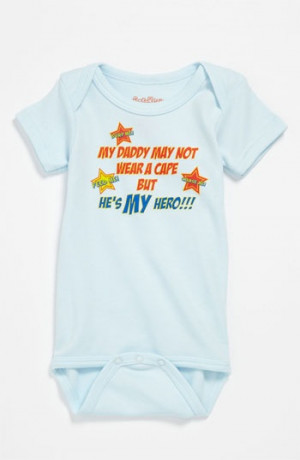 ... this! Sara Kety Baby & Kids 'Daddy Hero' Bodysuit (Infant) | Nordstrom