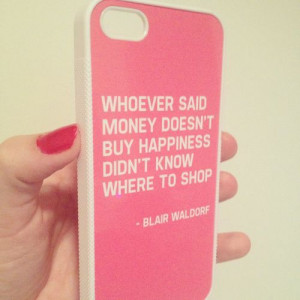 Shopping Quote Blair Waldorf Gossip Girl Pink ... | Word On Instagram