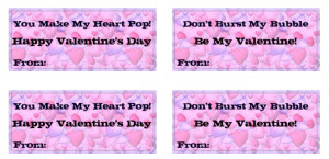 ... to Candy – Bubbles for Valentine’s Day (Including Tag PDF
