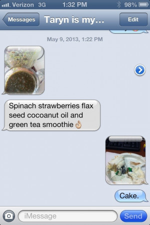 Cake Vs. Smoothie: One Woman's Amazing Response To Her Sister's Diet