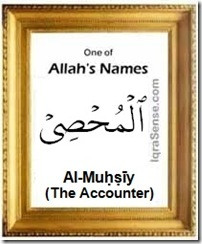islam on Al Muhsiy (The Accounter, The Numberer of All) Allahs Name