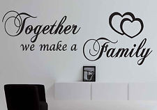 download this Bringing Family Together Quotes Vinyl Wall Decals ...