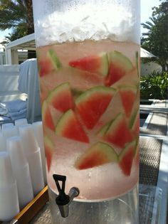 Watermelon water? Yes please! So refreshing! More
