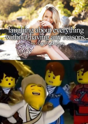Ninjago, Zane's funny switch. It does make him laugh at everything.
