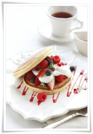 Good Morning Berry Pancakes