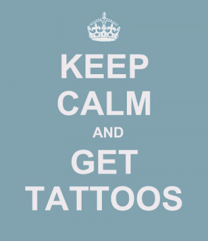 blue, calm, cool, get tattoos, quote, tatto, tattoos, typo, words