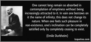 long remain so absorbed in contemplation of emptiness without being ...