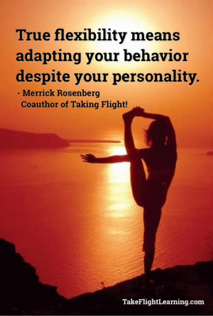 How flexible is your personality? #DISCstyles #TakingFlight