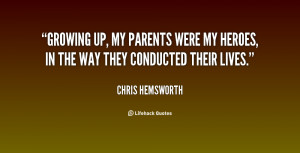 Parents Are My Hero Quotes