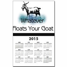 Funny Goat Sayings Wall Calendars for 2015 - 2016