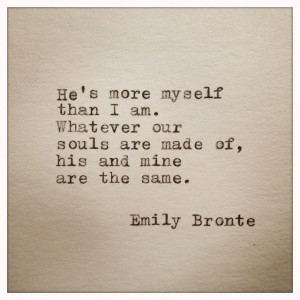 ... Bronte Love Quote Typed On Typewriter von farmnflea auf Etsy, $8,00