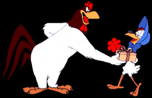 Foghorn Leghorn and Prissy