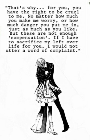 Vampire Knight... Damit RAWR Yuki's not the right one to choose ...