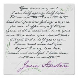 Jane Austen's Persuasion Quote #1