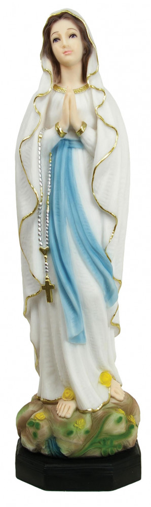 Our Lady of Lourdes Statue 24 Inch - Full Color